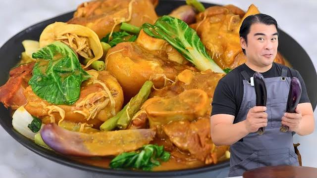 Filipino pork pata kare-kare recipe Filipino pork pata kare-kare recipe