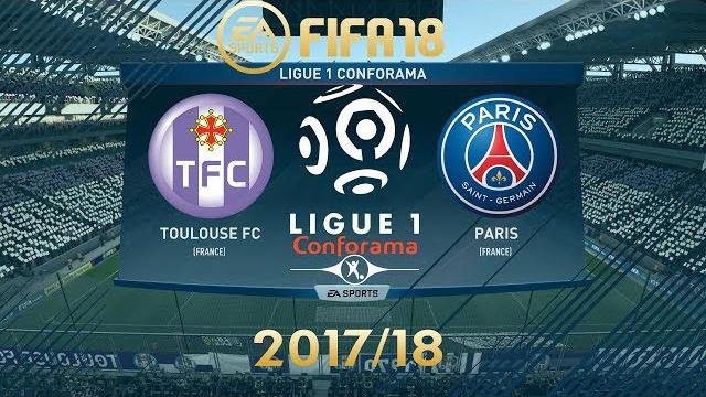 Fifa 18 toulouse vs paris saint germain ( psg ) | ligue 1 conforama 2017/18 | ps4 full match Fifa 18 toulouse vs paris saint germain ( psg ) | ligue 1 conforama 2017/18 | ps4 full match