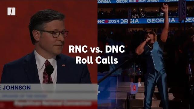 Rnc vs. dnc roll calls Rnc vs. dnc roll calls