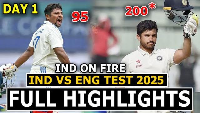 Full highlights india vs england lions 1st test day 1 match full highlights 2025 || ind vs eng Full highlights india vs england lions 1st test day 1 match full highlights 2025 || ind vs eng