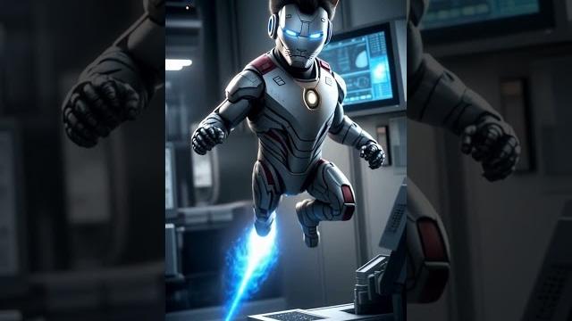 I am iron cat! I am iron cat!