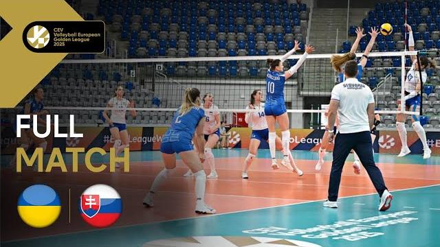 Full match | ukraine vs. slovakia - cev volleyball european golden league 2025 | women Full match | ukraine vs. slovakia - cev volleyball european golden league 2025 | women