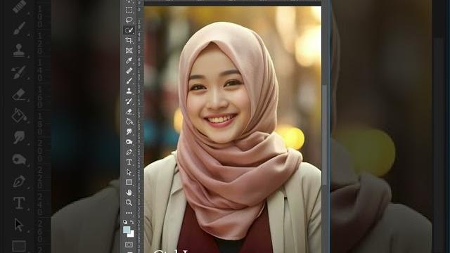 Hijab colour change in photoshop Hijab colour change in photoshop