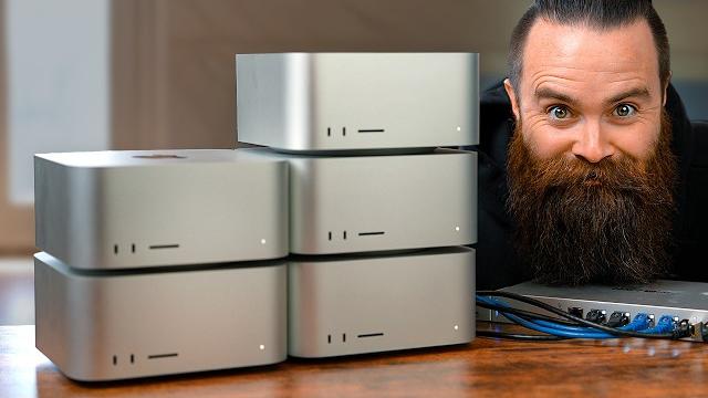 I built an ai supercomputer with 5 mac studios I built an ai supercomputer with 5 mac studios