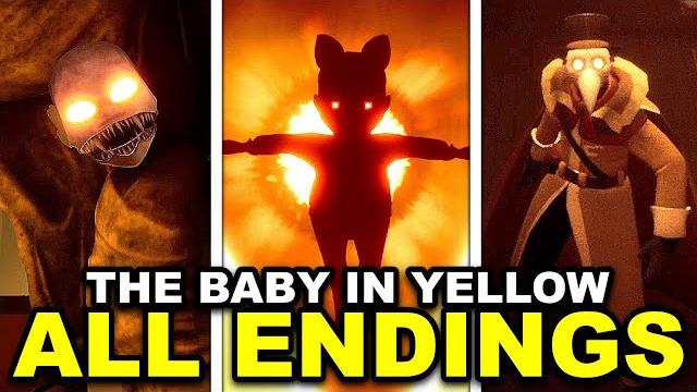 The baby in yellow - all endings (bad, good and secret) The baby in yellow - all endings (bad, good and secret)