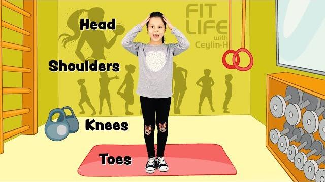 Ceylin-h ile spor zamanı - head, shoulders, knees & toes exercise song for children learn colors Ceylin-h ile spor zamanı - head, shoulders, knees & toes exercise song for children learn colors
