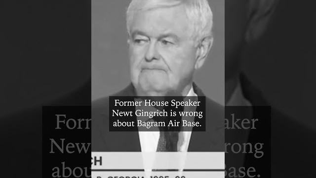 Night 3 of the republican national convention: former house speaker newt gingrich on bagram air base Night 3 of the republican national convention: former house speaker newt gingrich on bagram air base