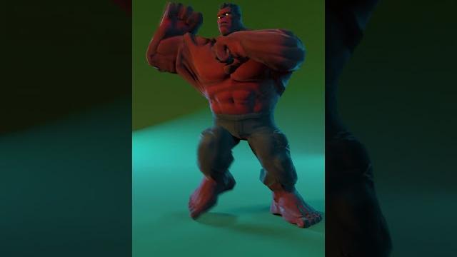 Красный халк 3d мультик Красный халк 3d мультик
