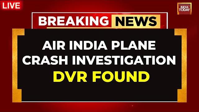 Air india plane crash investigation live | plane's digital video recorder found from debris Air india plane crash investigation live | plane's digital video recorder found from debris