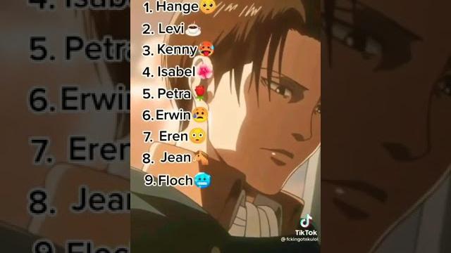 Renking aot characters saying levi Renking aot characters saying levi