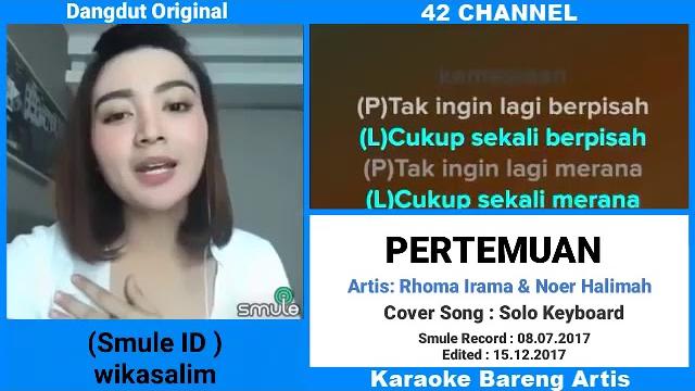 Pertemuan smule no vocal bareng artis wika salim #duet enak smule Pertemuan smule no vocal bareng artis wika salim #duet enak smule