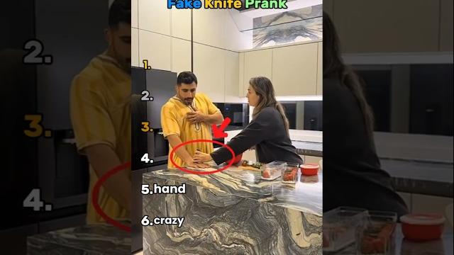 Ranking the funniest fake knife prank Ranking the funniest fake knife prank