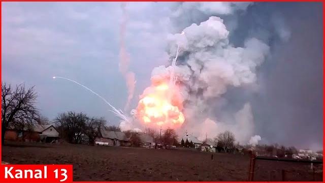 Multiple explosions occurred: ukraine confirmed it hit gunpowder factory and warehouses in russia Multiple explosions occurred: ukraine confirmed it hit gunpowder factory and warehouses in russia