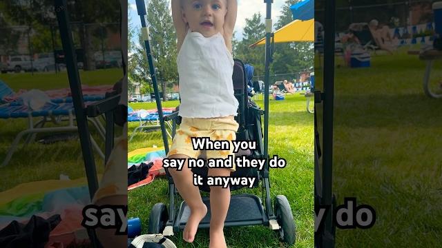 She’s a baby gymnast #funnybaby She’s a baby gymnast #funnybaby