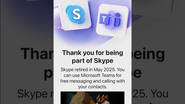 Fair well skype 🫡 #skype #teams Fair well skype 🫡 #skype #teams