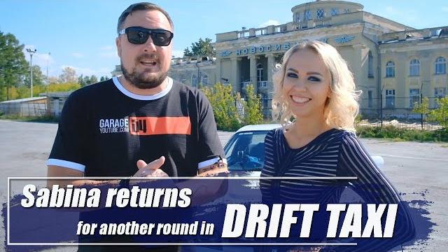 Sabina returns for another round in drift taxi Sabina returns for another round in drift taxi