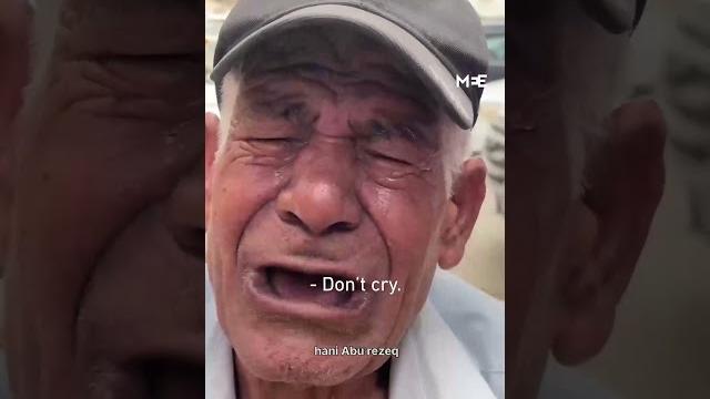 ‘i haven’t eaten in two days’ says elderly man in gaza ‘i haven’t eaten in two days’ says elderly man in gaza