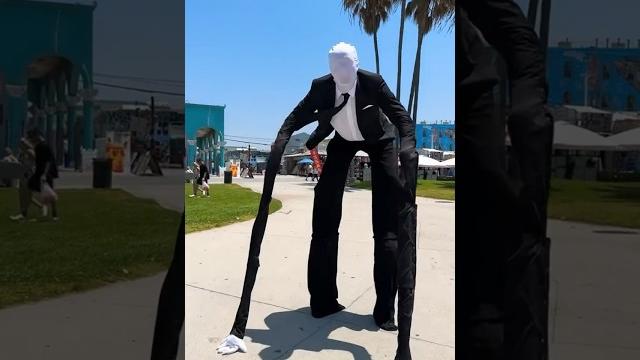 Slenderman is at the beach!! ️ #shorts Slenderman is at the beach!! ️ #shorts