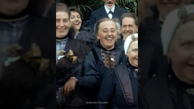 Laughing and joking in 1913 - restored footage Laughing and joking in 1913 - restored footage