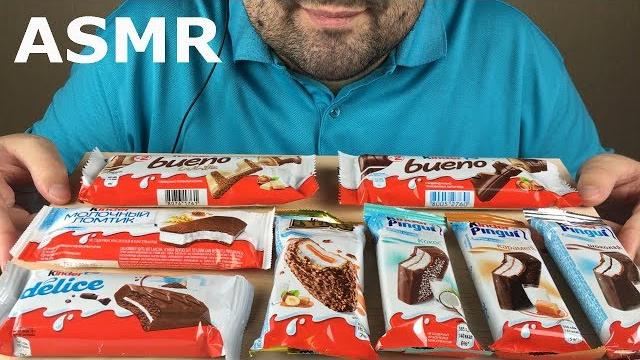 Asmr kinder dessert party (bueno, delice, pingui and other kinder) mukbang *no talking* Asmr kinder dessert party (bueno, delice, pingui and other kinder) mukbang *no talking*