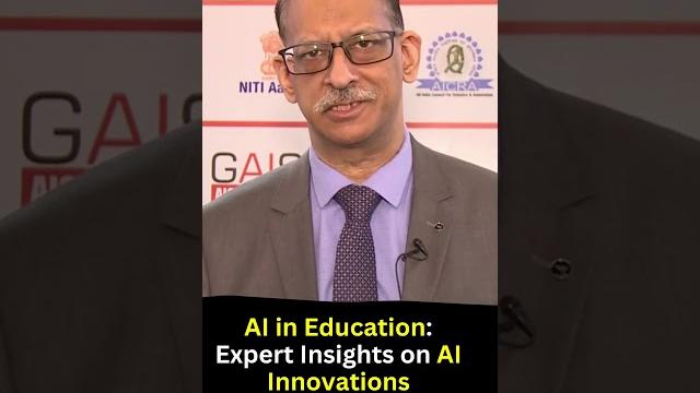 Ai in education: expert insights on ai innovations in the #education sector #shorts #gaisasummit Ai in education: expert insights on ai innovations in the #education sector #shorts #gaisasummit