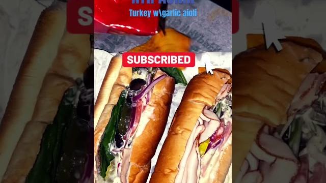 Quick lunch|turkey & garlic aioli sauce|ntr asmr #asmrsounds #asmr #turkeysub #garlicsauce Quick lunch|turkey & garlic aioli sauce|ntr asmr #asmrsounds #asmr #turkeysub #garlicsauce
