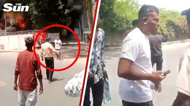 Astounding new vid shows miracle air india survivor walk from flaming wreck – while on the phone Astounding new vid shows miracle air india survivor walk from flaming wreck – while on the phone