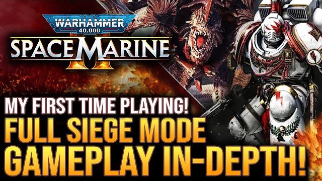 Warhammer 40k space marine 2 - full siege horde mode gameplay in-depth! my first time playing... Warhammer 40k space marine 2 - full siege horde mode gameplay in-depth! my first time playing...