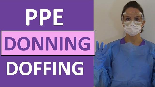 Donning and removing ppe | donning and doffing ppe: gown, gloves, mask, respirator, goggles Donning and removing ppe | donning and doffing ppe: gown, gloves, mask, respirator, goggles