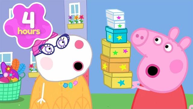 Granny sheep moves in | peppa helps to unpack peppa pig full episodes | 4 hours kids cartoons Granny sheep moves in | peppa helps to unpack peppa pig full episodes | 4 hours kids cartoons