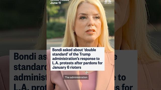 Pam bondi on jan. 6 ‘double standard' Pam bondi on jan. 6 ‘double standard'