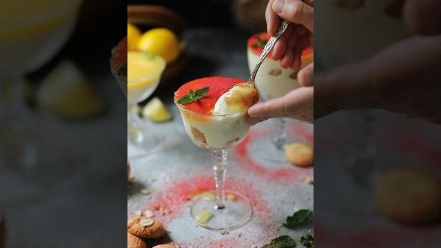 Lemon tiramisu cups #dessert #recipe Lemon tiramisu cups #dessert #recipe