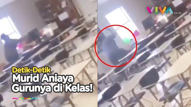 Demi konten tiktok, murid hajar guru habis-habisan Demi konten tiktok, murid hajar guru habis-habisan