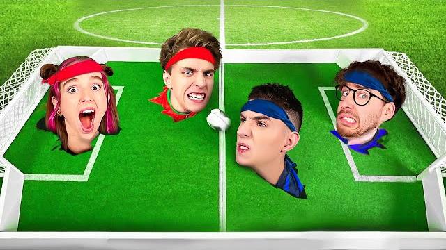 Играем в футбол головами челлендж ! Играем в футбол головами челлендж !