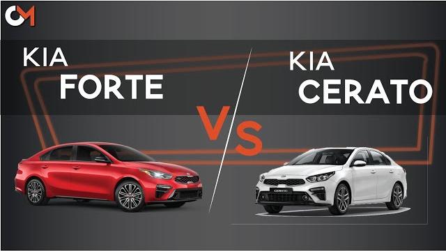 Kia cerato vs kia forte #shorts Kia cerato vs kia forte #shorts