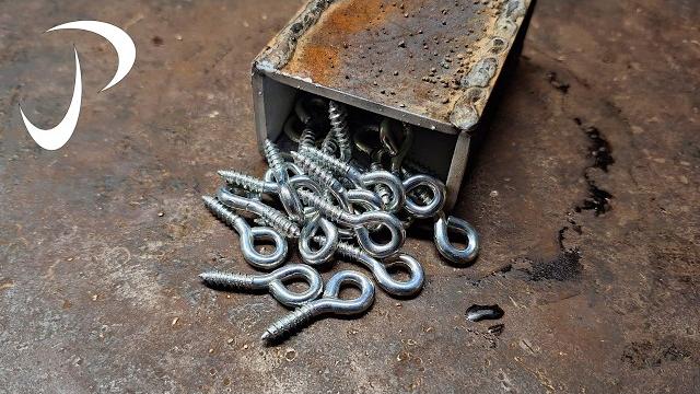 Can you make a knife from eye hooks? Can you make a knife from eye hooks?