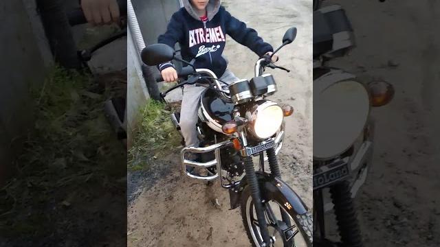 Альфа rx - сын первый раз за рулём мототехники Альфа rx - сын первый раз за рулём мототехники