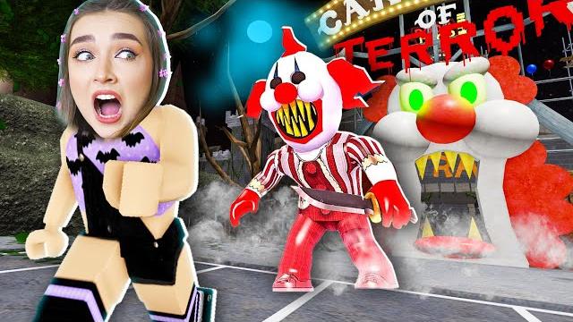 Меня преследует страшный клоун в roblox ! Меня преследует страшный клоун в roblox !