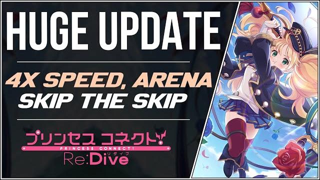 Biggest update yet! hidden qols, 4x speed, huge arena changes, fast rank | princess connect! re:dive Biggest update yet! hidden qols, 4x speed, huge arena changes, fast rank | princess connect! re:dive