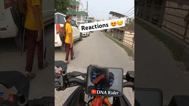 Cute girl reaction in ktm duke 390 gen 3 #shortvideo #shortsfeed #shortsviral #shortsbeta #shorts Cute girl reaction in ktm duke 390 gen 3 #shortvideo #shortsfeed #shortsviral #shortsbeta #shorts