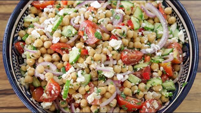 Healthy chickpea salad recipe Healthy chickpea salad recipe