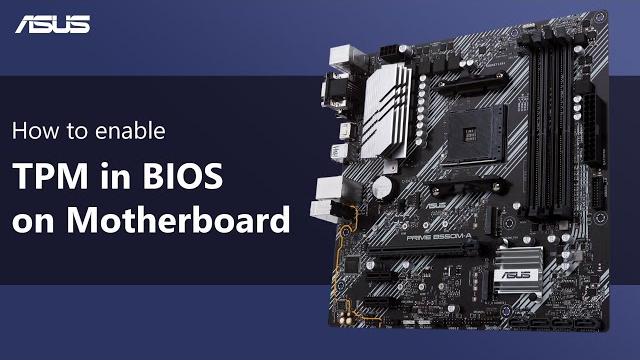 How to enable tpm in bios on motherboard | asus support How to enable tpm in bios on motherboard | asus support