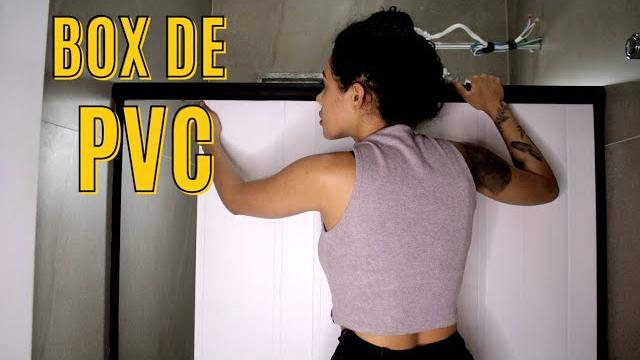 Box de pvc para banheiro gastando menos de r$ 100,00 Box de pvc para banheiro gastando menos de r$ 100,00