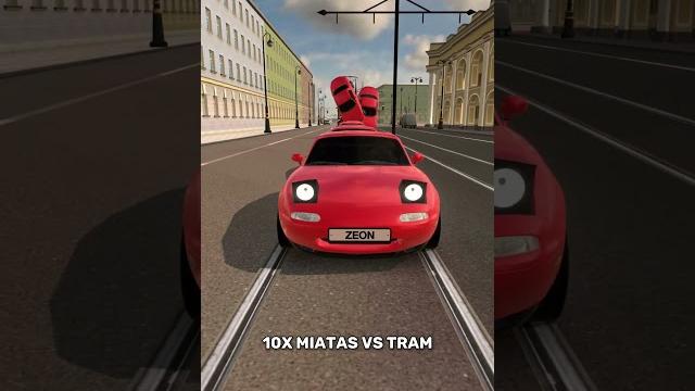 Miatas vs tram | tuning club online Miatas vs tram | tuning club online
