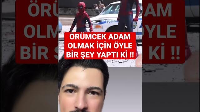 Örümcek adam olmak i̇çi̇n öyle bi̇r şey yapti ki̇ ! #shorts Örümcek adam olmak i̇çi̇n öyle bi̇r şey yapti ki̇ ! #shorts