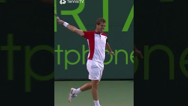 Richard gasquet's backhand is beautiful Richard gasquet's backhand is beautiful