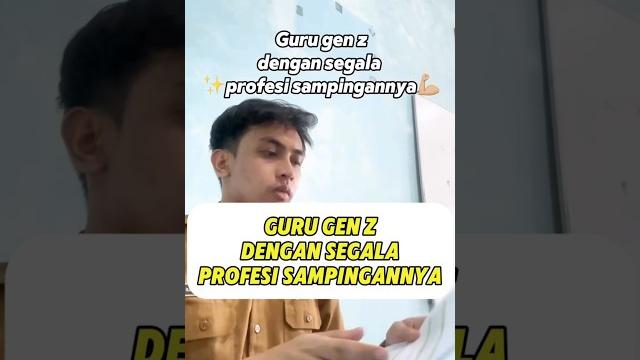 Guru gen z dengan 11 profesi sampingnya #anakkuliah #reels #mahasiswa #wisuda #dosen #fyp #viral Guru gen z dengan 11 profesi sampingnya #anakkuliah #reels #mahasiswa #wisuda #dosen #fyp #viral