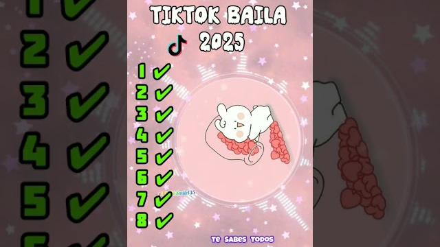 Si te sabes el tiktok baila! 2025│nuevos trends de tiktok│bailando tik tok #2025 #tiktok Si te sabes el tiktok baila! 2025│nuevos trends de tiktok│bailando tik tok #2025 #tiktok