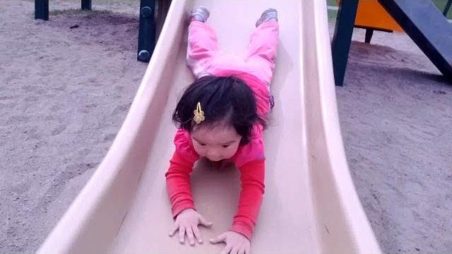 23-month-old sarah at playground, again 23-month-old sarah at playground, again