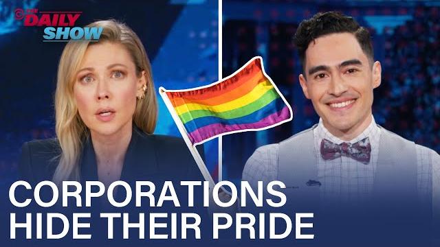 Trump sends corporations back in the closet & troy makes pride sponsor demands | the daily show Trump sends corporations back in the closet & troy makes pride sponsor demands | the daily show